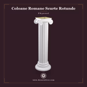 Coloană Scurtă din Poliuretan Stil Roman 35x107 cm