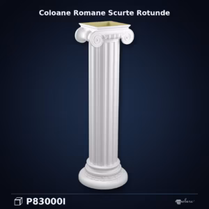 Coloană Scurtă din Poliuretan Stil Roman 35x107 cm