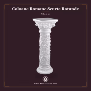 Coloană Scurtă Romană din Poliuretan pentru Decor 36x108 cm