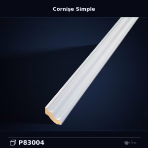 Cornișă Dreaptă din Poliuretan 4x5 cm Profil Interior