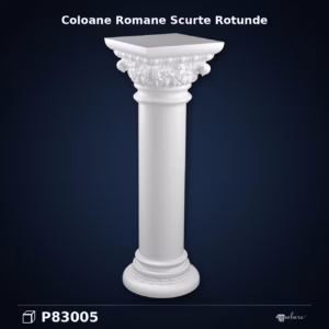 Coloană Scurtă Romană din Poliuretan 356x356x1070 mm
