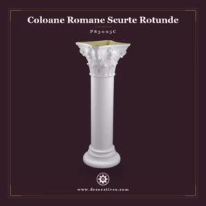 Coloană Scurtă din Poliuretan Stil Roman 350x1070 mm