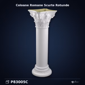 Coloană Scurtă din Poliuretan Stil Roman 350x1070 mm