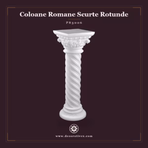 Coloană Scurtă din Poliuretan Răsucită 36x107 cm