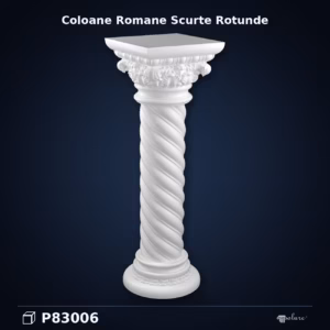 Coloană Scurtă din Poliuretan Răsucită 36x107 cm