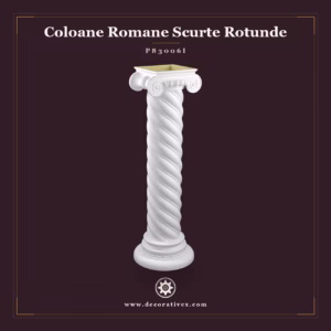 Coloană Scurtă din Poliuretan Răsucită 35x107 cm