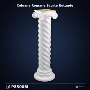 Coloană Scurtă din Poliuretan Răsucită 35x107 cm