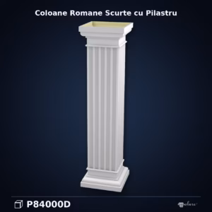 Coloană Scurtă din Poliuretan 28x28x107 cm Model Roma
