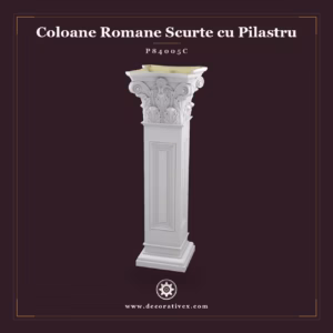 Coloană Scurtă Romană din Poliuretan 36x36x107 cm