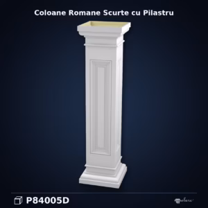 Coloană Pilastru Scurtă din Poliuretan 28x28x107 cm