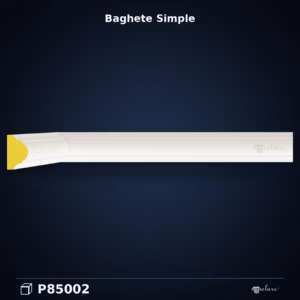 Profil Decorativ Drept din Poliuretan 1x2 cm