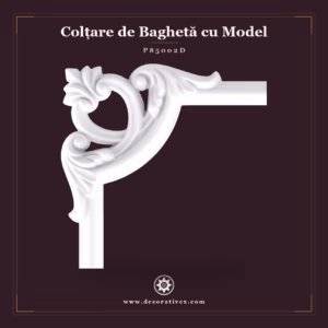 Colțar Decorativ Baghetă Poliuretan 20x20x2 cm Model Sculptat