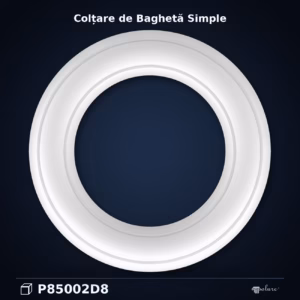 Colțar Poliuretan Neted pentru Profil Perete 13x13 cm