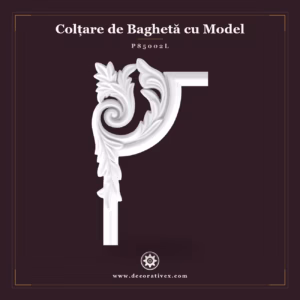 Element Colț Baghetă Poliuretan Cu Relief 33x21 cm