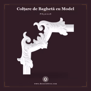 Colțar Decorativ din Poliuretan pentru Baghete 18x18 cm
