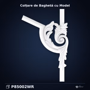 Colțar Profil Decorativ Reliefat din Poliuretan 39x25 cm