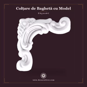 Colțar Poliuretan Decorativ cu Relief 17x17x3 cm