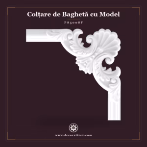 Colț Baghetă Decorativă din Poliuretan 31x31x3 cm