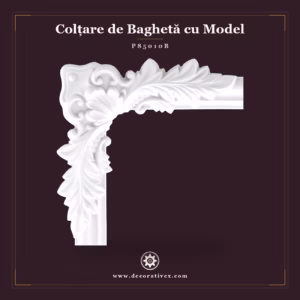 Colțar Decorativ Poliuretan 25x25 cm Model Sculptat