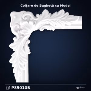Colțar Decorativ Poliuretan 25x25 cm Model Sculptat