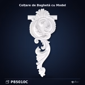 Colțar Profil Decorativ Poliuretan Ornamentat 68x29 cm
