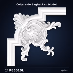 Colțar Profil Decorativ Sculptat Poliuretan 34x34 cm