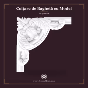 Element de Colț Decorativ Poliuretan 38x38 cm Model Relief