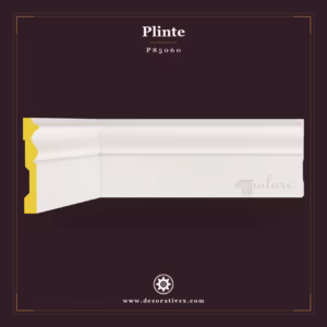 Plintă Decorativă din Poliuretan Netedă 2x12 cm