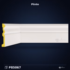 Plintă Decorativă din Poliuretan 2x15 cm Model Profilat
