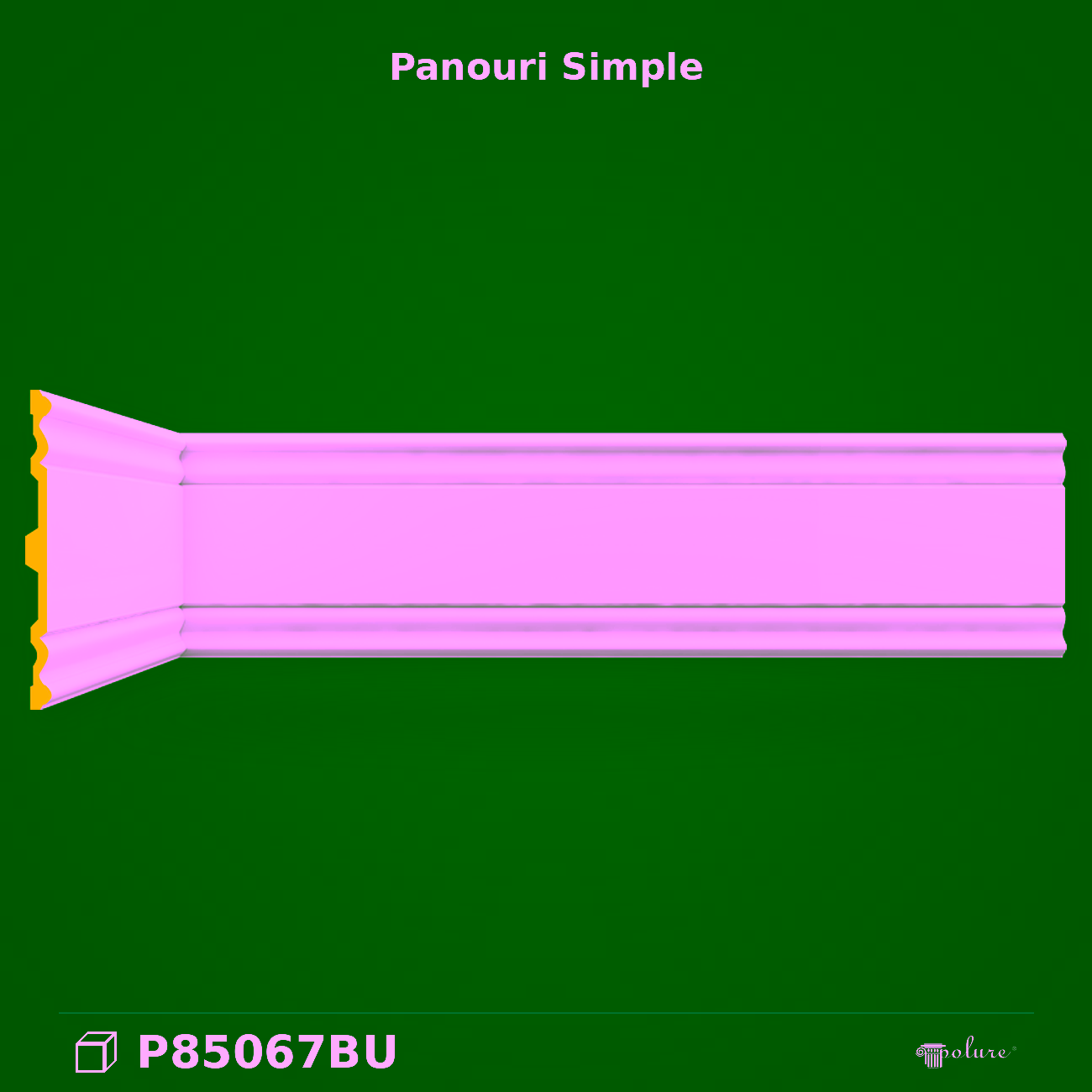 Panou Decorativ din Poliuretan Neted 30×240 cm P85067BU