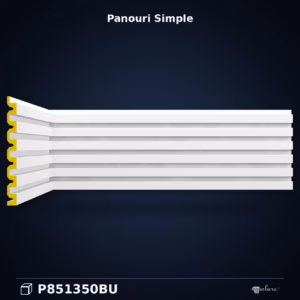 Panou Decorativ Perete din Poliuretan Riflaj 33x240 cm