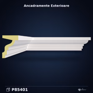 Ancadrament Poliuretan 5x240x7 cm pentru Fereastră și Ușă
