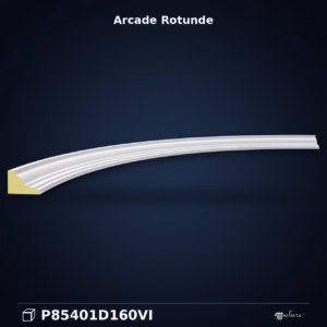Arcadă Rotundă din Poliuretan 5x124x31 cm