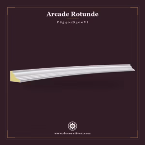 Arcadă Rotundă din Poliuretan 5x98x15 cm Profil Neted