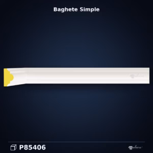 Profil Decorativ Drept din Poliuretan 6x3 cm pentru Perete