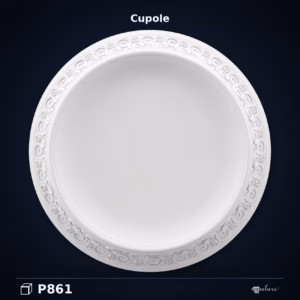 Cupolă Decorativă de Tavan din Poliuretan 85x10 cm