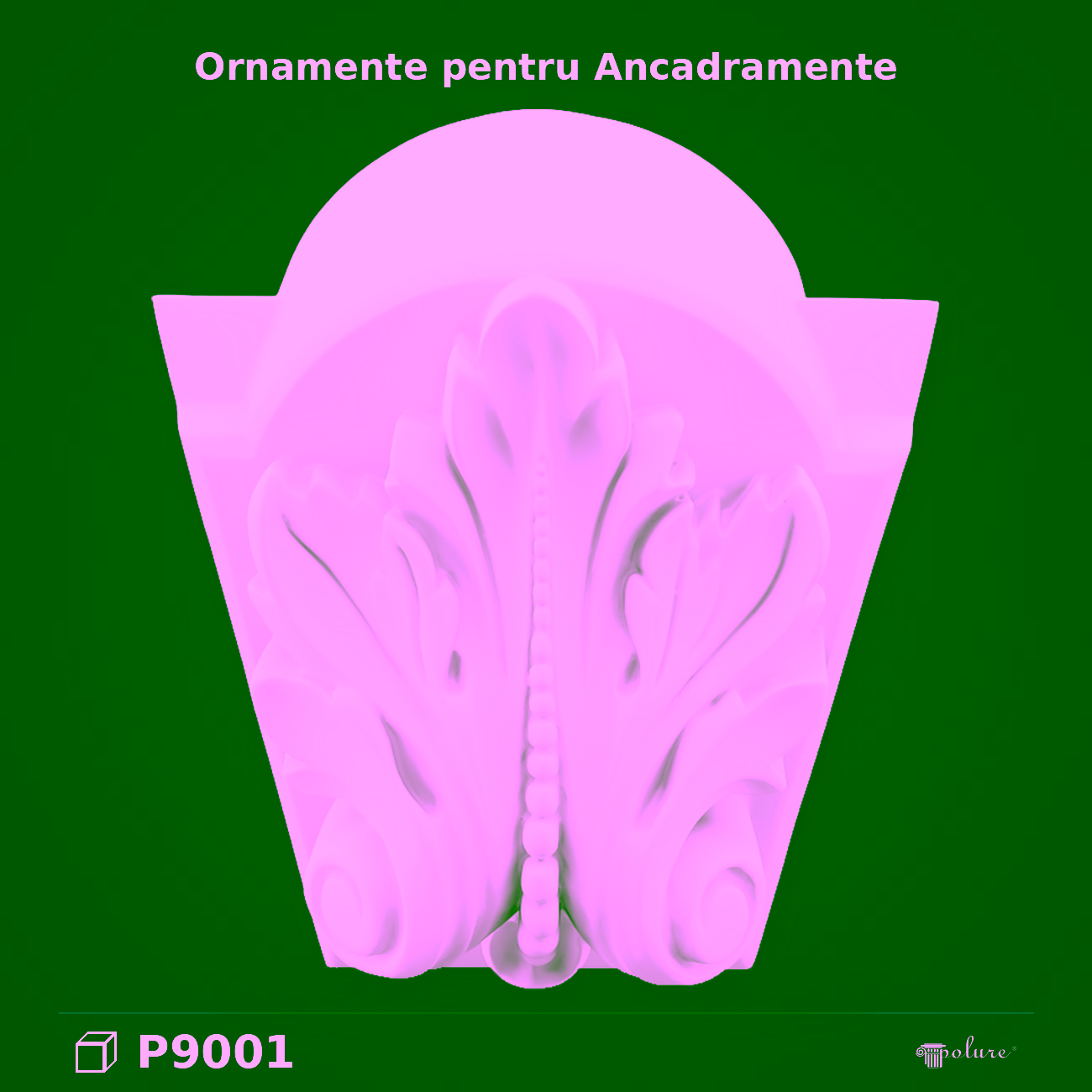 Element Decorativ Ancadrament Poliuretan 21×27 cm