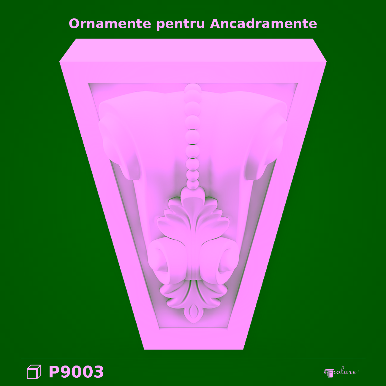 Element Decorativ Ancadrament Poliuretan 22x25x32 cm
