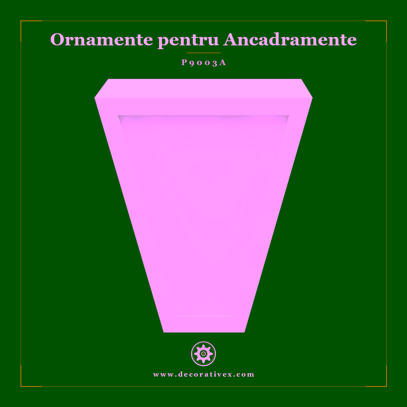 Element Decorativ din Poliuretan pentru Ancadrament 17x25x32 cm