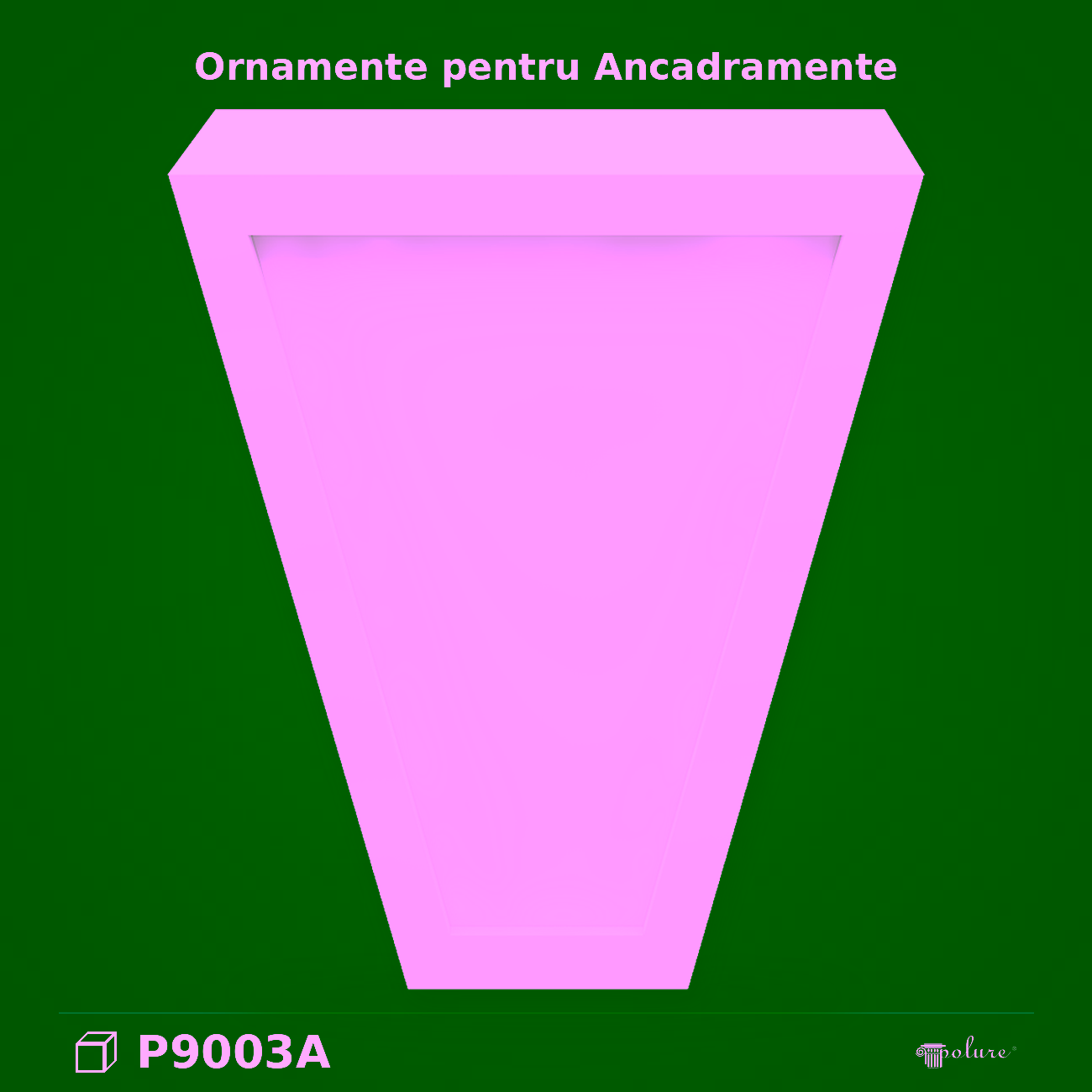 Element Decorativ din Poliuretan pentru Ancadrament 17x25x32 cm