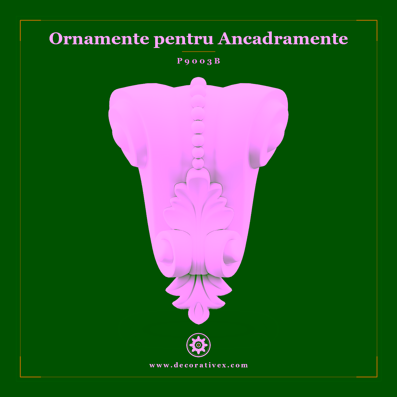 Element Decorativ Sancadrament Poliuretan 8x18x23 cm