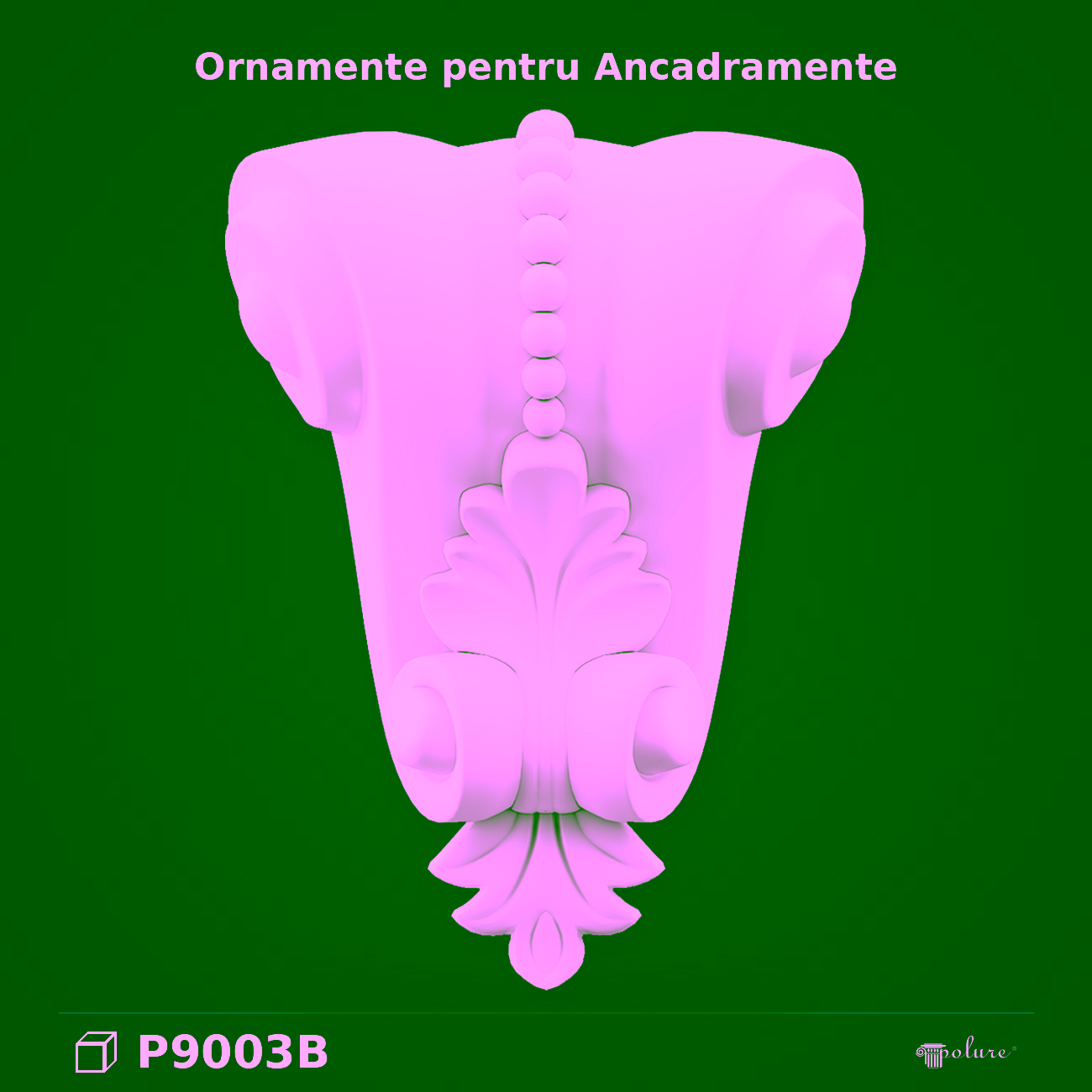 Element Decorativ Sancadrament Poliuretan 8x18x23 cm