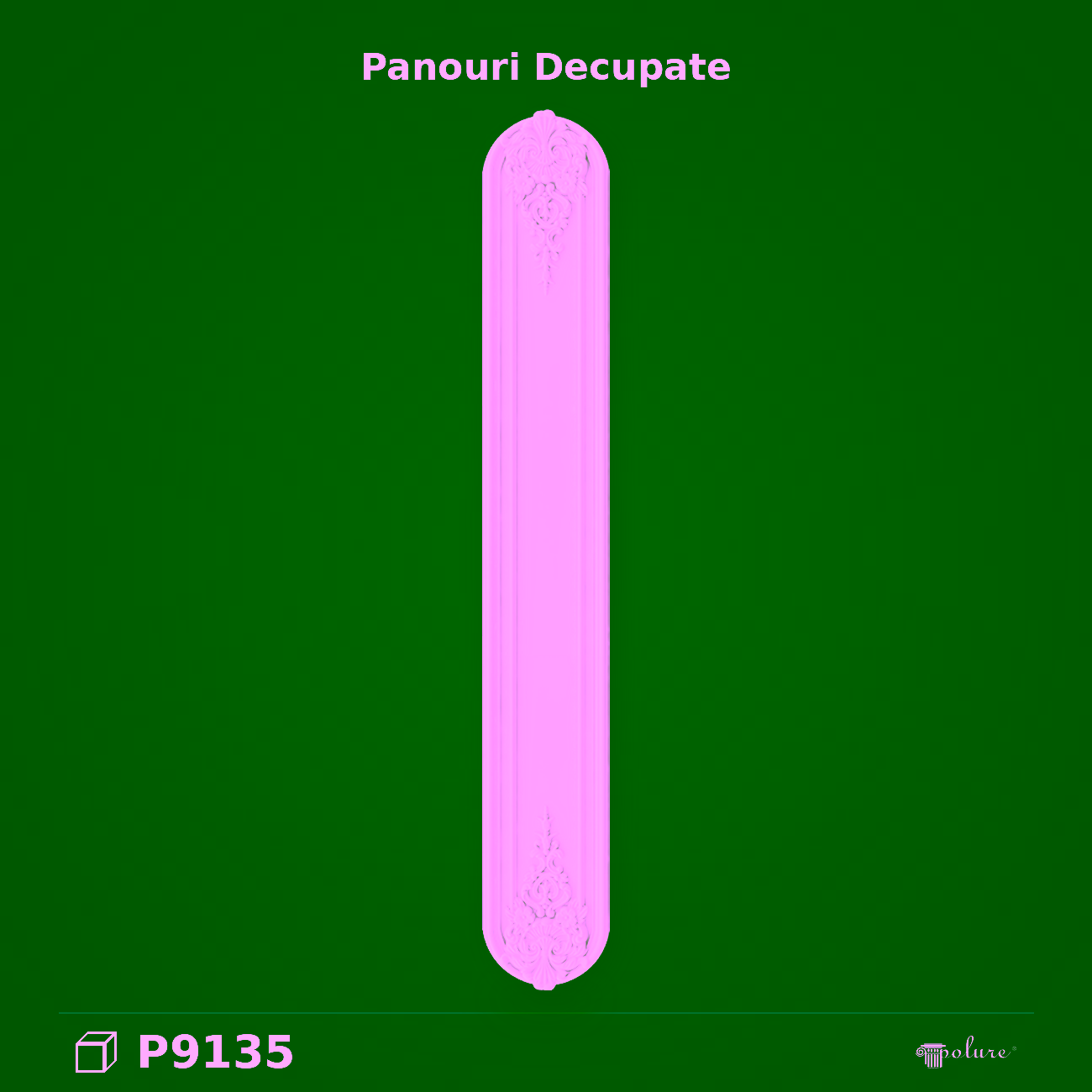 Panou Decorativ Sculptat din Poliuretan 27×182 cm