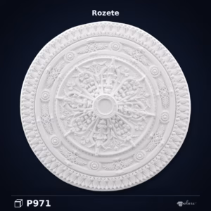 Rozetă De Tavan Din Poliuretan 96 cm Cu Relief Clasic