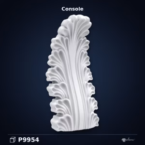 Consolă Decorativă din Poliuretan 15x25x53 cm Model Acant
