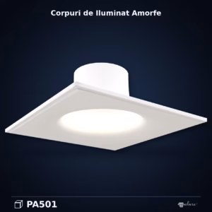 Corp de Iluminat Amorf din Poliuretan cu Lumină Ascunsă 44x44 cm