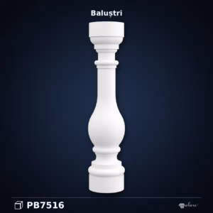 Balustru Decorativ din Poliuretan 17x75 cm Clasic