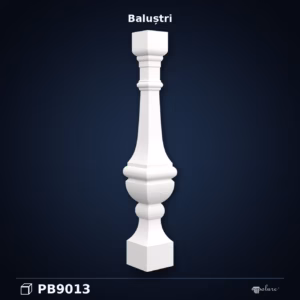 Balustru Decorativ din Poliuretan 15x15x90 cm Clasic