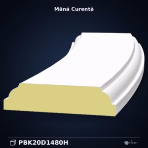 Mână Curentă din Poliuretan 23x132x5 cm Balustradă