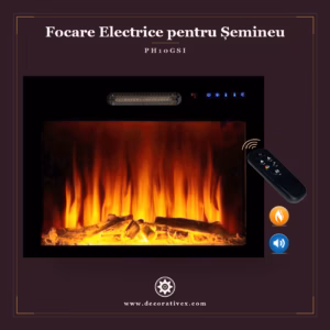 Accesoriu Șemineu Electric Poliuretan 15x81x87 cm